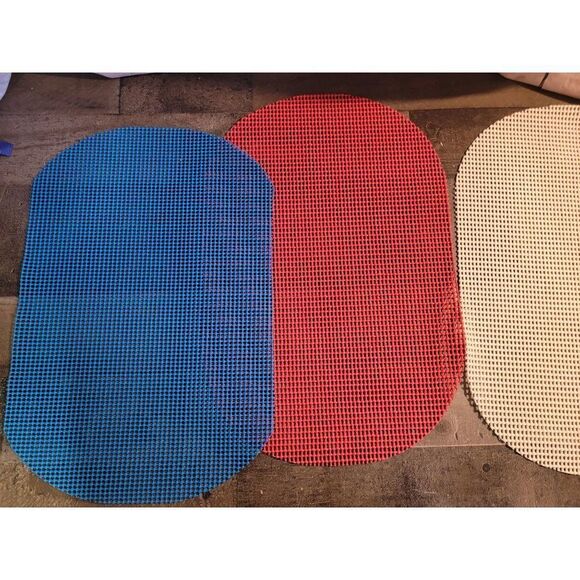 Red white blue USA America July 4th set placemat set - Picture 2 of 5